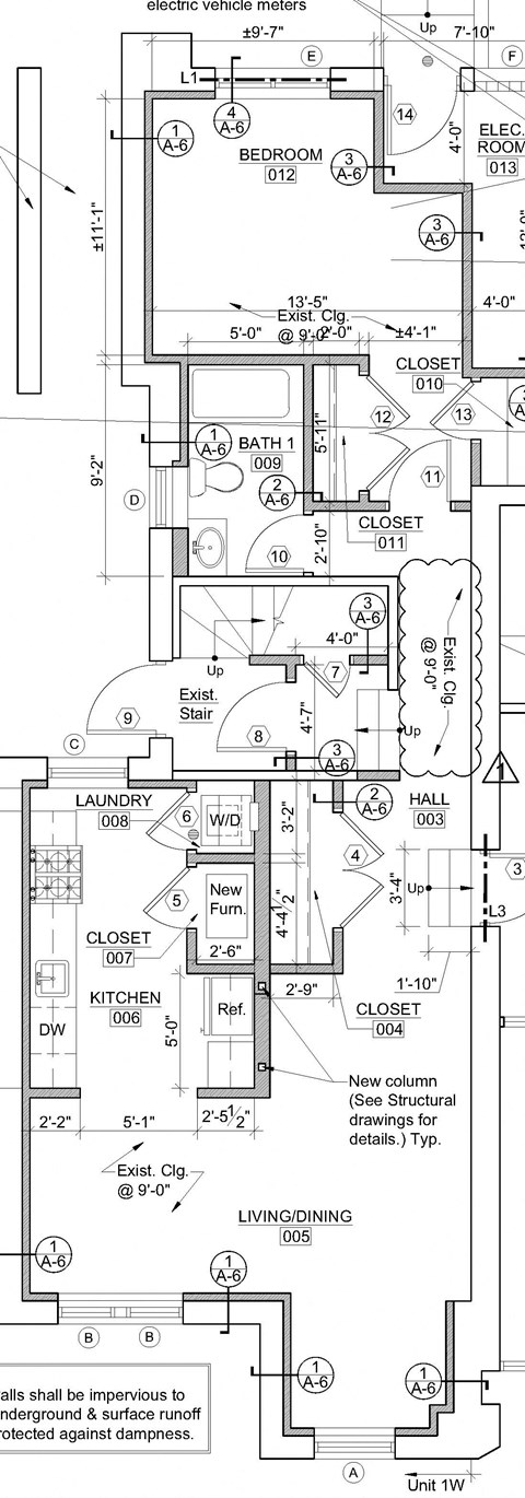 Floor plan for 2 beds, 2 baths